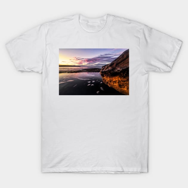 Sunrise at Umina Point on the NSW Central Coast T-Shirt by Geoff79